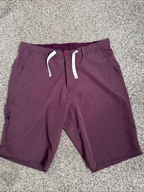 Trunk Men's Burgundy Drawstring Shorts size 32
